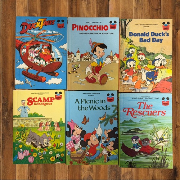 Disney Other - Disney Storybook Collection - Red, Blue, Green Covers
